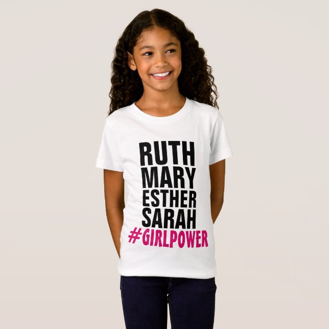 T-SHIRTS CHRÉTIENS POUVOIR DE FILLES (Devant entier)
