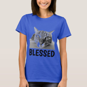 T-shirts Christian CAT, BLESSED