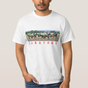 T-shirts classique de course de chevaux de