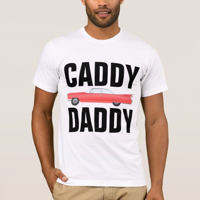T-shirts classiques pour papa, CADDY DADDY (Devant)