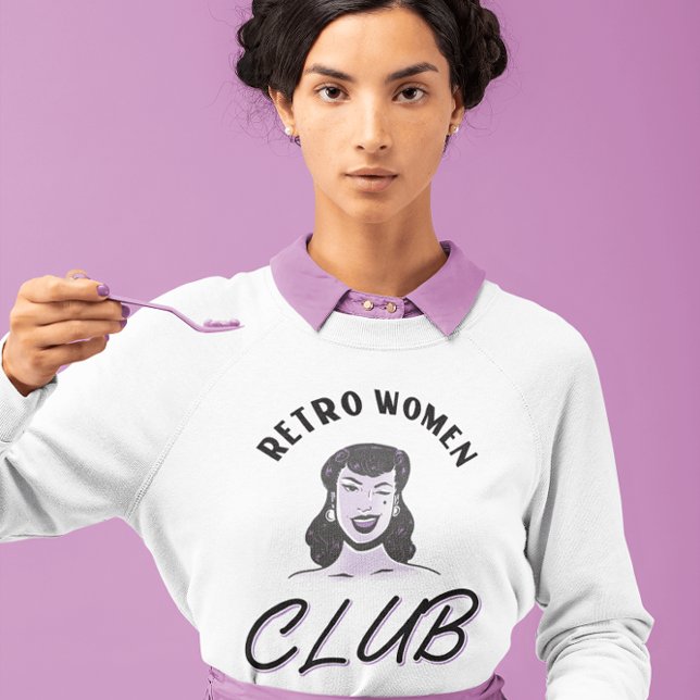 T-SHIRTS CLUB FEMME RÉTRO (Créateur téléchargé)