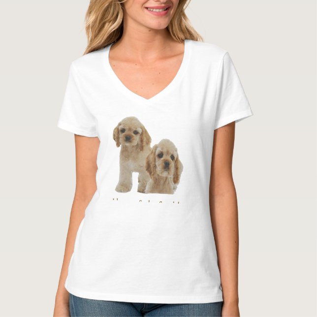 T-shirts Cocker spaniel (Devant)