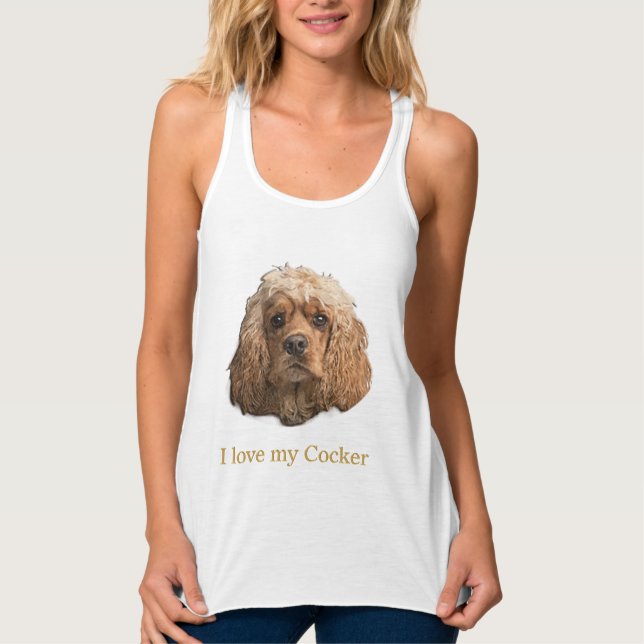 T-shirts Cocker Spaniel (Devant)