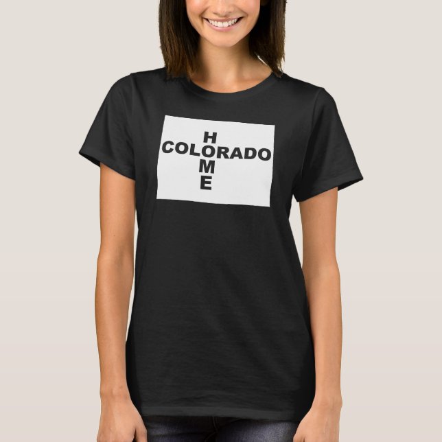 T-shirts Colorado Maison Loin de l'État (Devant)
