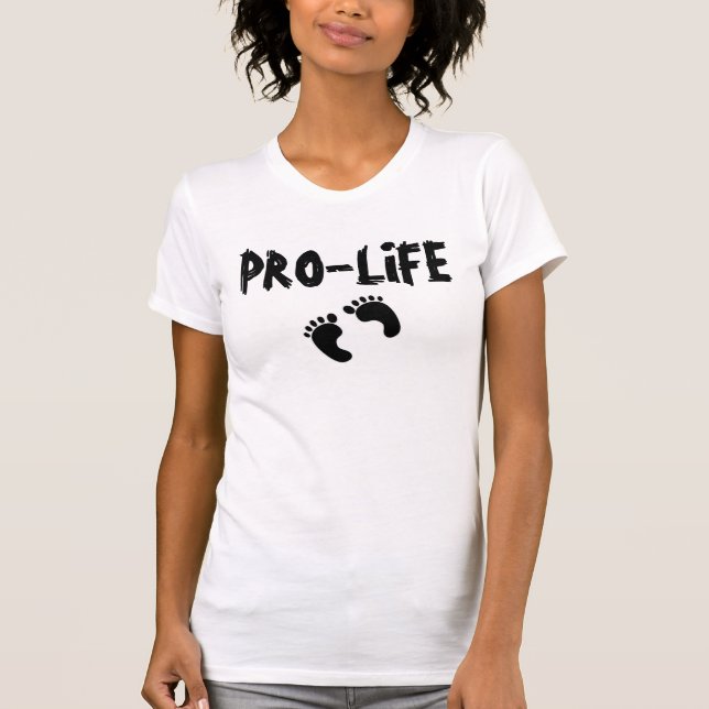 T-shirts CONTRE L'AVORTEMENT ET L'EUTHANASIE (Devant)
