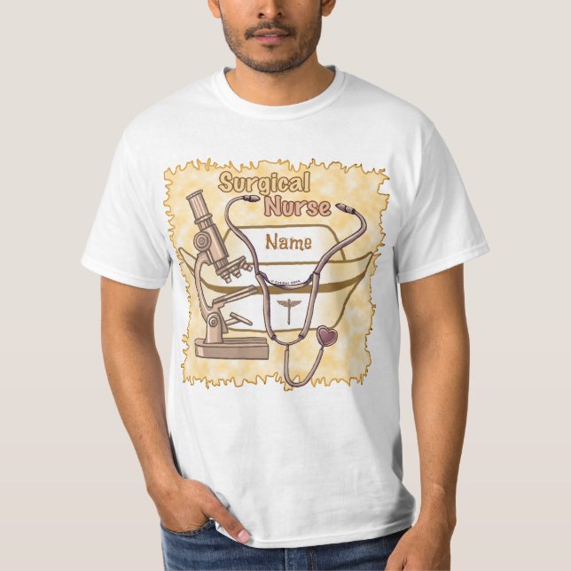 T-shirts cool pour infirmières chirurgicales (Devant)