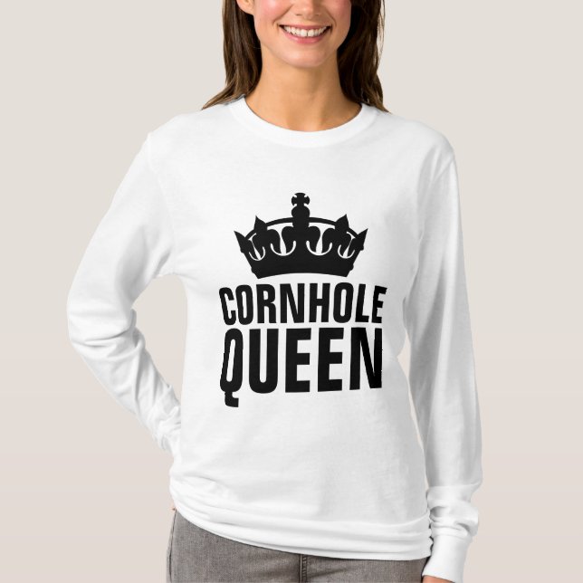 T-shirts CORNHOLE QUEEN (Devant)