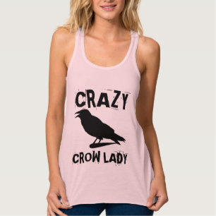 T-SHIRTS CRAZY CROW LADY