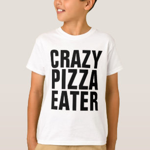 T-shirts CRAZY PIZZA EATER Kids Boys