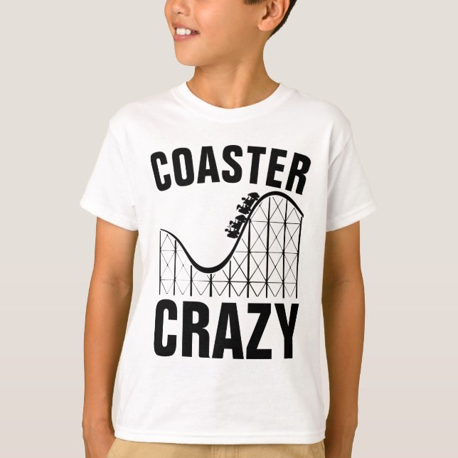 T-shirts CRAZY ROLLERCOASTER (Devant)