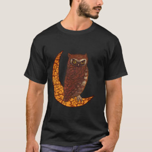 T-shirts Crescent Moon Owl