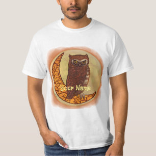 T-shirts Crescent Moon Owl