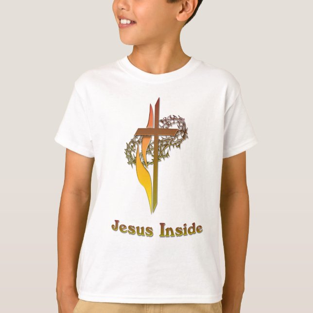 T-shirts croisés de Jésus (Devant)