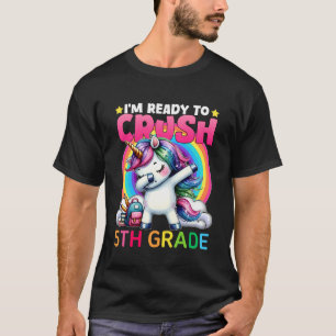 T-shirts Crush 5e année pour filles Licorne Rentré