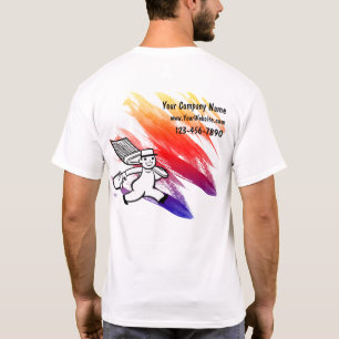 T-shirts d'affaires de peintre