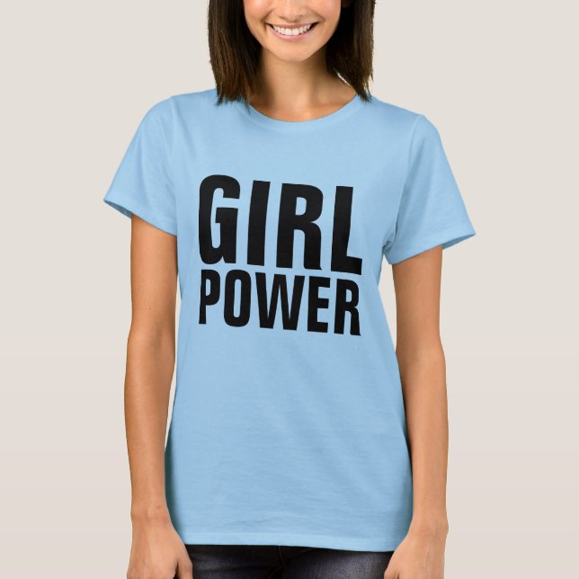T-shirts Dames GIRL POWER (Devant)