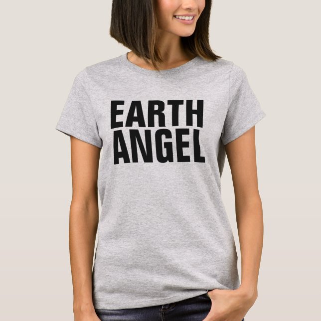 T-shirts d'ANGE DE TERRE (ailes à l'arrière) (Devant)