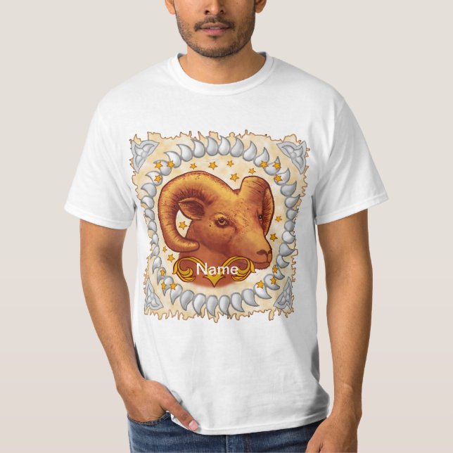 T-shirts d'anniversaire Aries (Devant)