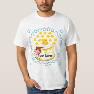T-shirts d'anniversaire de la Souris de 5e anniver