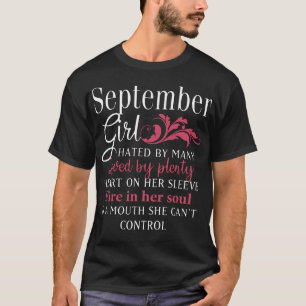 t-shirts d'anniversaire de septembre