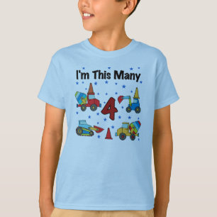 T-shirts d'anniversaire de véhicules de