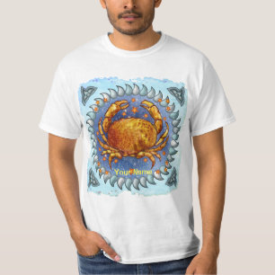 T-shirts d'anniversaire du crabe cancéreux