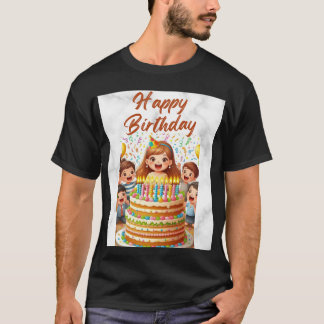 t-shirts d'anniversaire heureux