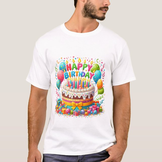 T-shirts d'anniversaire personnalisés de Zazzle (Devant)
