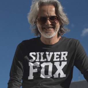 T-shirts d'anniversaire pour hommes SILVER FOX