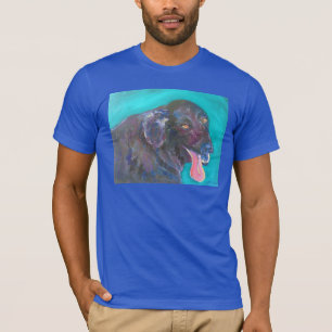 T-shirts d'art de chien de l'essayeur à revêtement