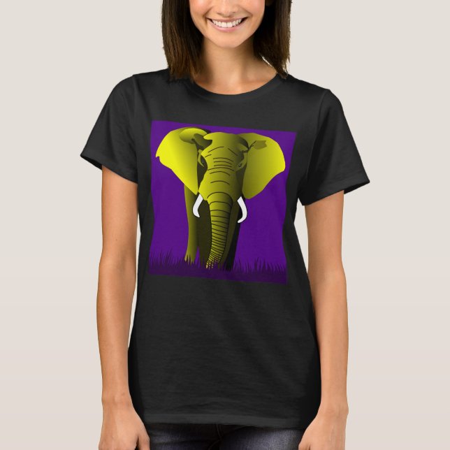T-SHIRTS D'ART ÉLÉPHANT (Devant)