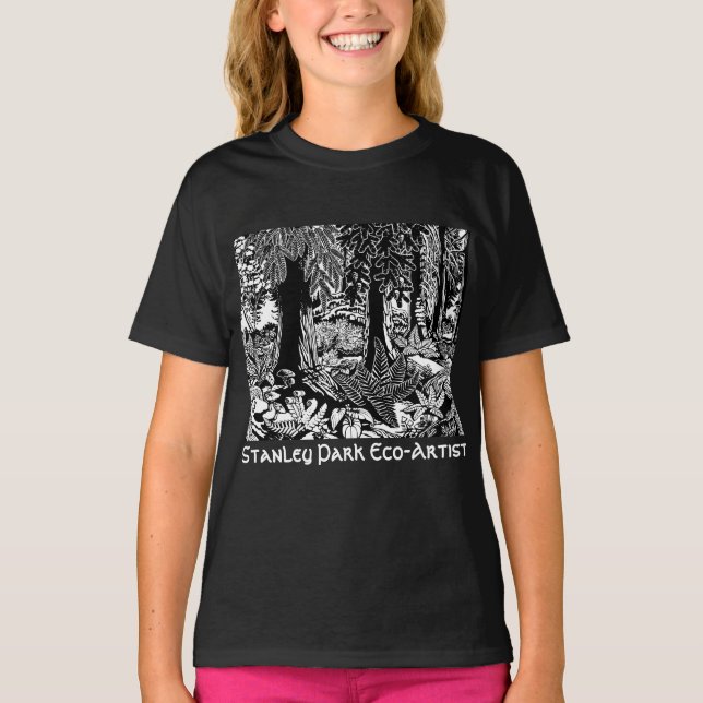 T-shirts d'art paysager Stanley Park Eco-Art Shirt (Devant)