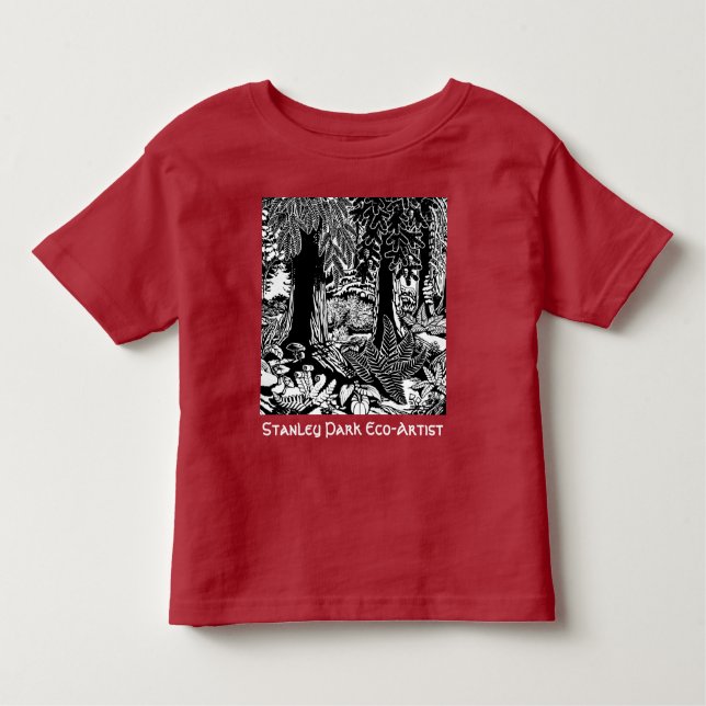 T-shirts d'art paysager Stanley Park Eco-Art Shirt (Devant)