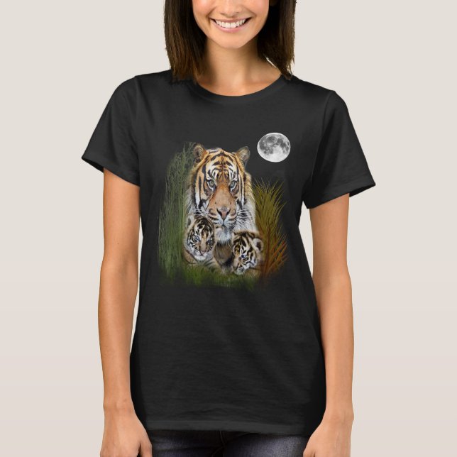 T-shirts d'art tigre (Devant)