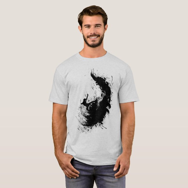 T-shirts de base pour hommes surfeurs (Devant entier)