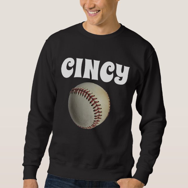 T-shirts de baseball de Cincinnati pour hommes Swe (Devant)