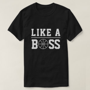 T-shirts de basketball "Play like a Boss" pour jou