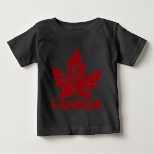 T-shirts de bébé de souvenir du Canada de chemise