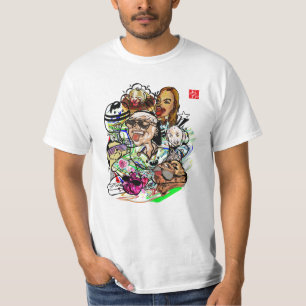 t-shirts de caricatures