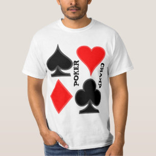 T-shirts de carte de jeu