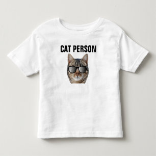T-shirts de chat amusants, Enfants, CAT PERSONNE
