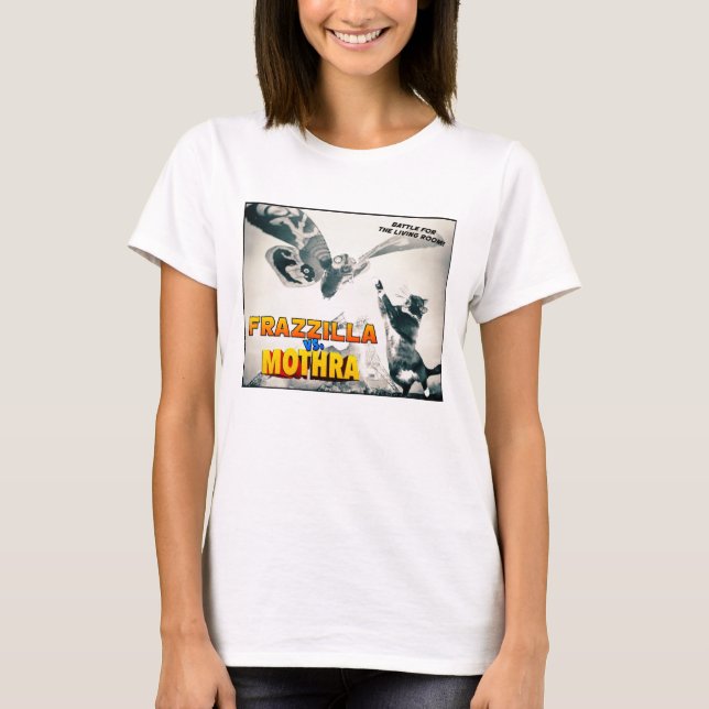 T-shirts de chat de Frazzilla (Devant)