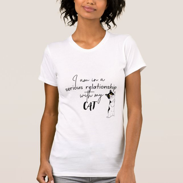 t-shirts de chat mama pour filles dame de chat (Devant)