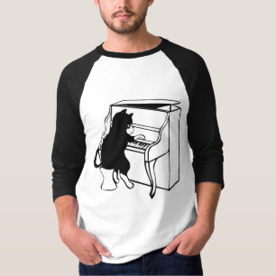 T-shirts de chat PIANO