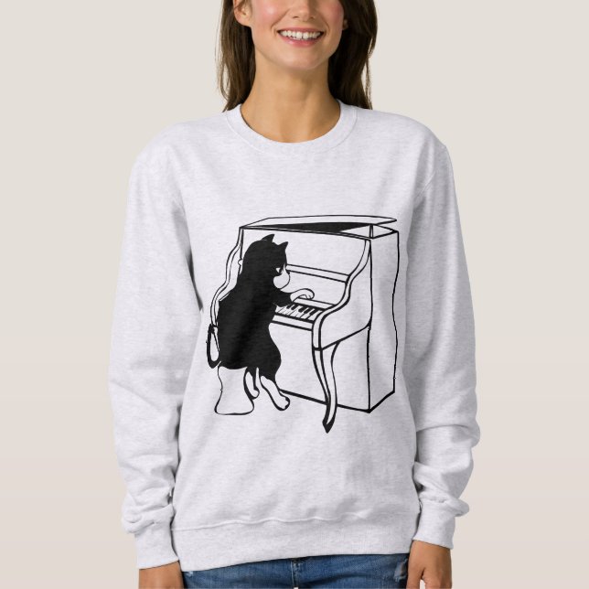 T-shirts de chat PIANO (Devant)