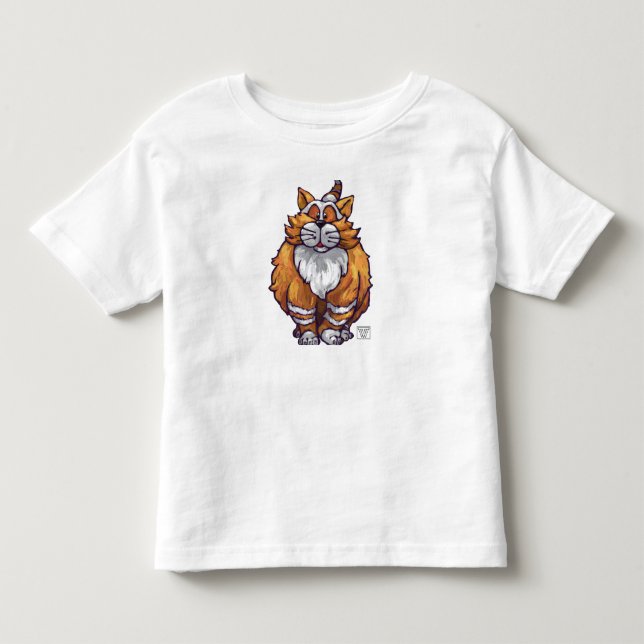 T-shirts de chats de gingembre (Devant)