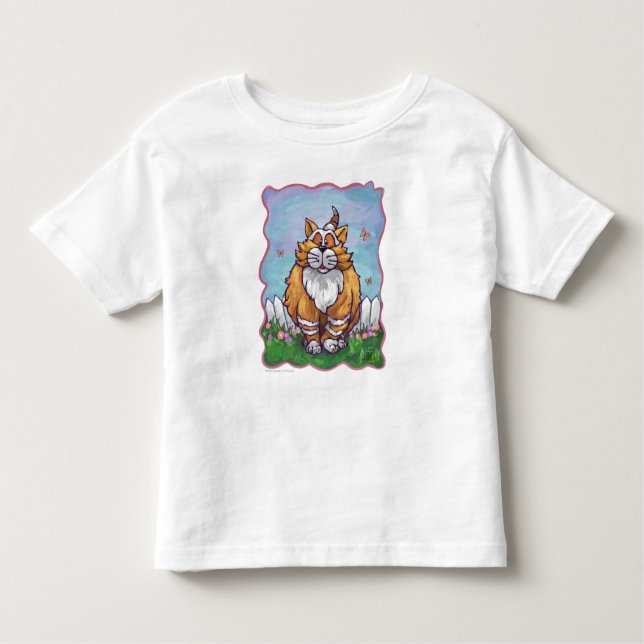 T-shirts de chats de gingembre (Devant)