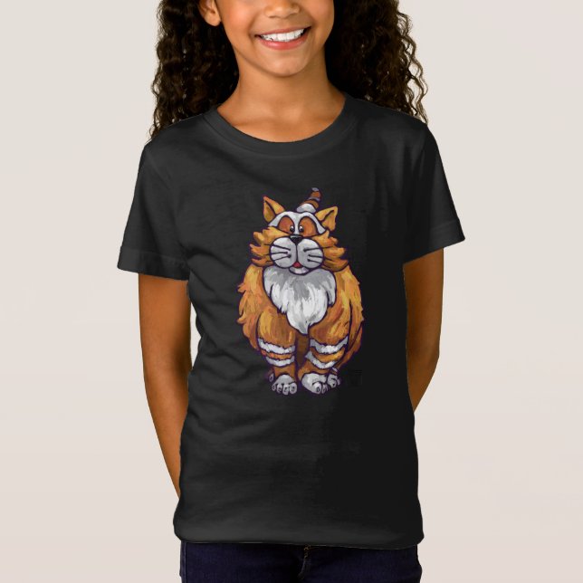 T-shirts de chats de gingembre (Devant)