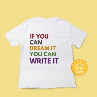 T-shirts de citation de l'écrivain Automne Couleur