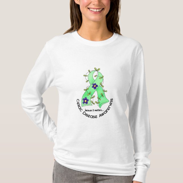 T-shirts de CONSCIENCE de MALADIE COELIAQUE de (Devant)
